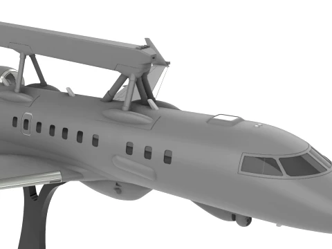 SAAB GlobalEye AEWC 3D Print Model