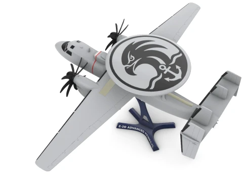 E-2D Advanced Hawkeye IN COLOR 3D Print Model
