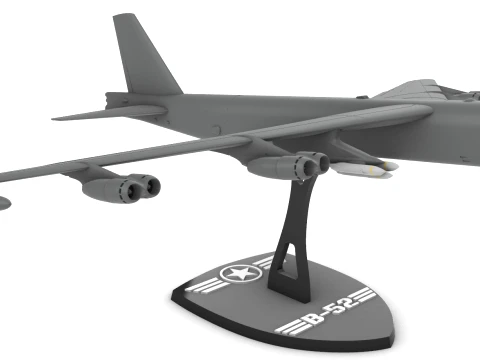 B-52H Stratofortress Full Load Large Scale 3D 187 3D Print Model