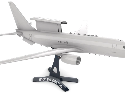 E-7 Wedgetail AWACS 176 3D Print Model