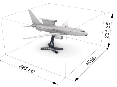 E-7 Wedgetail AWACS 176 3D Print Model