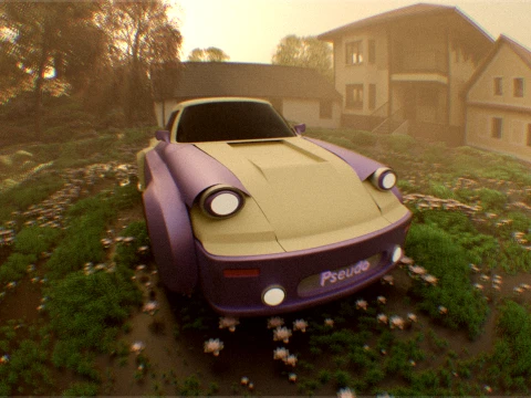 Auto - Porsche 3D Modell