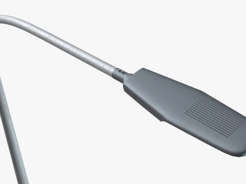 Modern LED Street Light Pole 3D Model