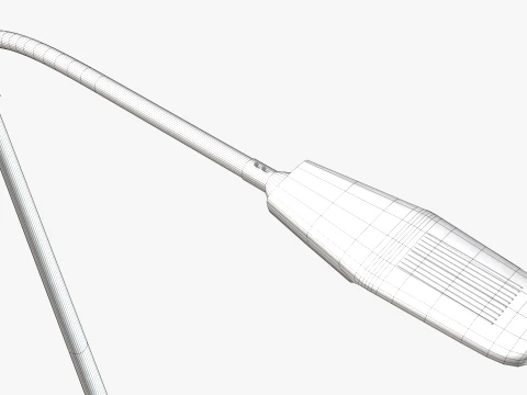 Modern LED Street Light Pole 3D Model