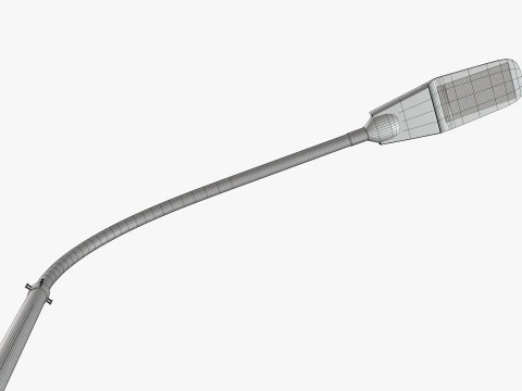 Modern LED Street Light Pole 3D Model