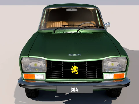 1973 Peugeot 304 SLS 3D Model