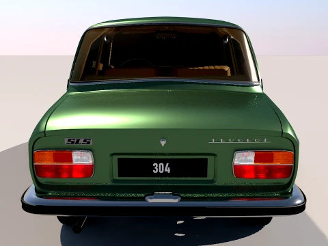 1973 Peugeot 304 SLS 3D Model