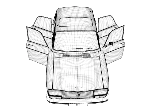 1973 Peugeot 304 SLS 3D Model
