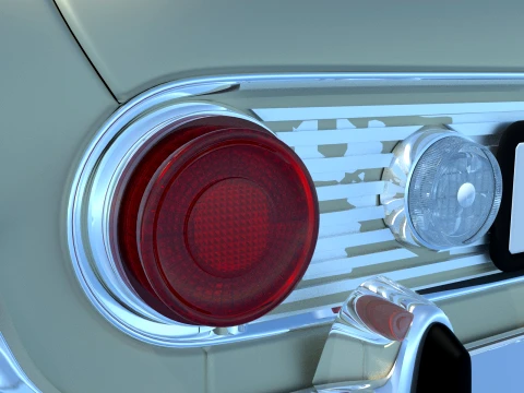 1963 Forde Taunus p3 17m super 3D Model