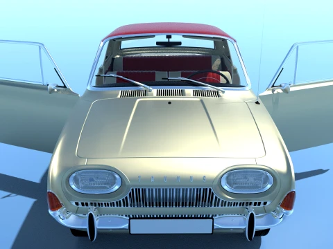1963 Forde Taunus p3 17m super 3D Model