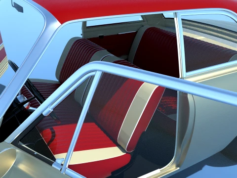 1963 Forde Taunus p3 17m super 3D Model