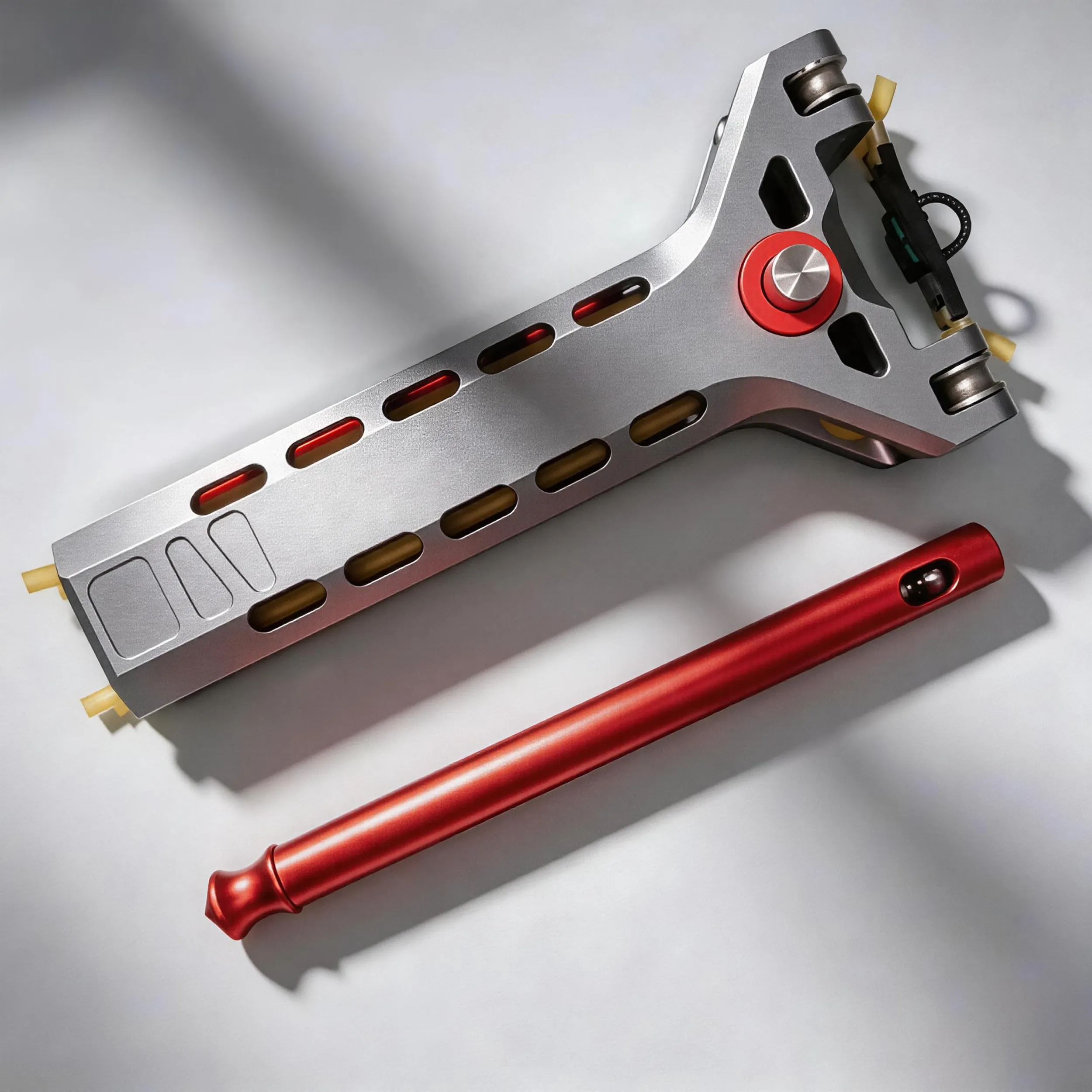 AUTOMATIC LOADING SLINGSHOT 3D Print Model .c4d .max .obj .3ds .fbx .stl .blend 