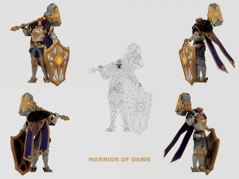 TIGREAL 10-SKIN PACK - MOBILE LEGENDS BANG BANG 3D Model