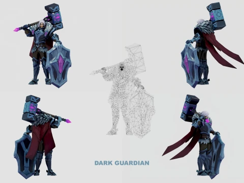 TIGREAL 10-SKIN PACK - MOBILE LEGENDS BANG BANG 3D Model
