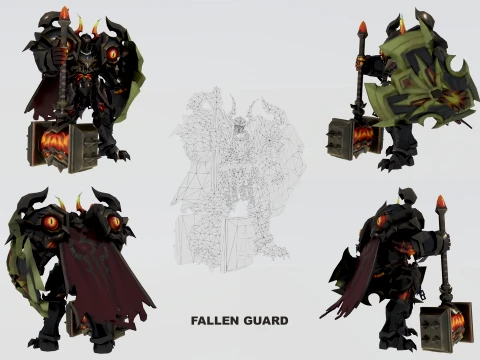 TIGREAL 10-SKIN PACK - MOBILE LEGENDS BANG BANG 3D Model
