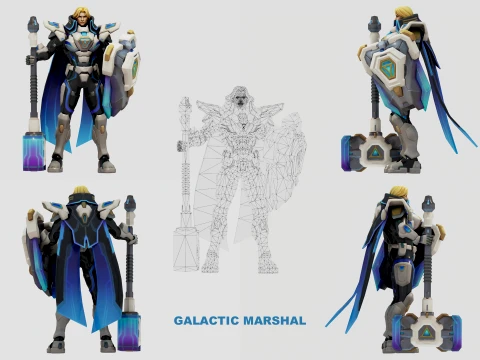 TIGREAL 10-SKIN PACK - MOBILE LEGENDS BANG BANG 3D Model