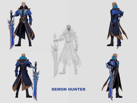 ALUCARD 11-SKIN PACK - MOBILE LEGENDS BANG BANG 3D Model