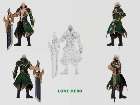 ALUCARD 11-SKIN PACK - MOBILE LEGENDS BANG BANG 3D Model