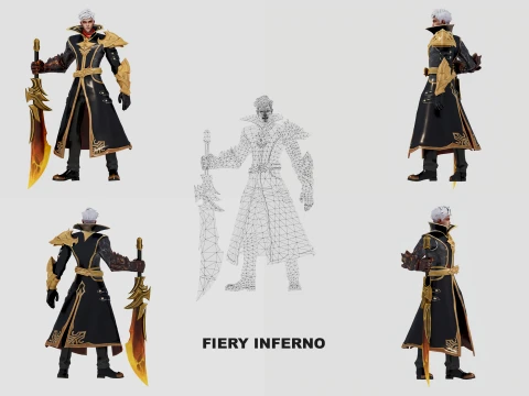 ALUCARD 11-SKIN PACK - MOBILE LEGENDS BANG BANG 3D Model