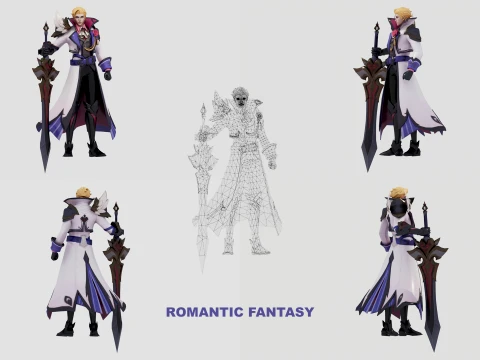 ALUCARD 11-SKIN PACK - MOBILE LEGENDS BANG BANG 3D Model