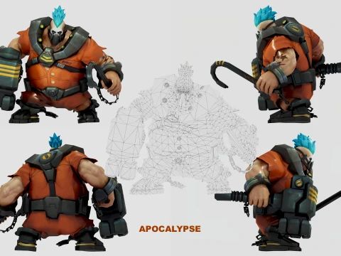 FRANCO 11-SKIN PACK - MOBILE LEGENDS BANG 3D Model