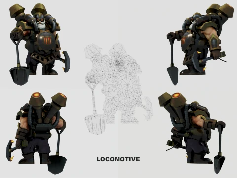 FRANCO 11-SKIN PACK - MOBILE LEGENDS BANG 3D Model