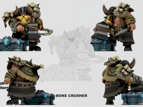 FRANCO 11-SKIN PACK - MOBILE LEGENDS BANG 3D Model