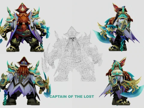 FRANCO 11-SKIN PACK - MOBILE LEGENDS BANG 3D Model