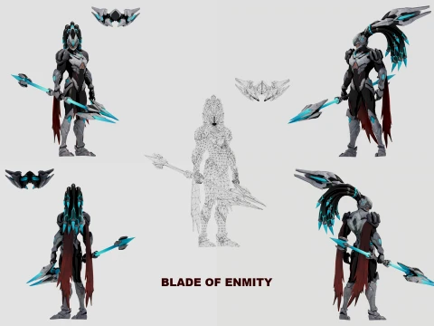 ALPHA 9-SKIN PACK - MOBILE LEGENDS BANG 3D Model