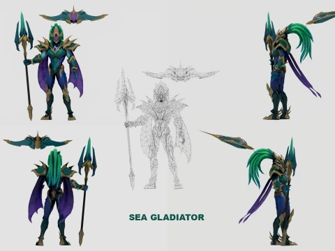 ALPHA 9-SKIN PACK - MOBILE LEGENDS BANG 3D Model