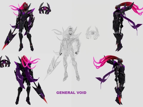 ALPHA 9-SKIN PACK - MOBILE LEGENDS BANG 3D Model