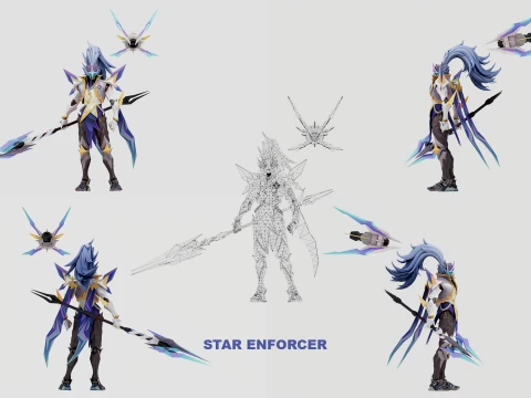 ALPHA 9-SKIN PACK - MOBILE LEGENDS BANG 3D Model