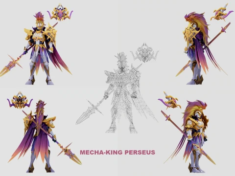 ALPHA 9-SKIN PACK - MOBILE LEGENDS BANG 3D Model