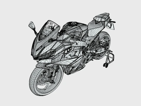 Aprilia RS 457 - 2024 3D Model