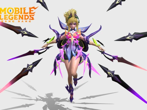 Fanni - Galactic Starhawk Skin 3D 모델
