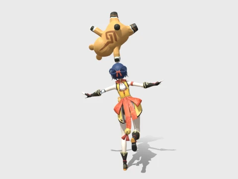 Xiangling - Genshin Impact 3D Model