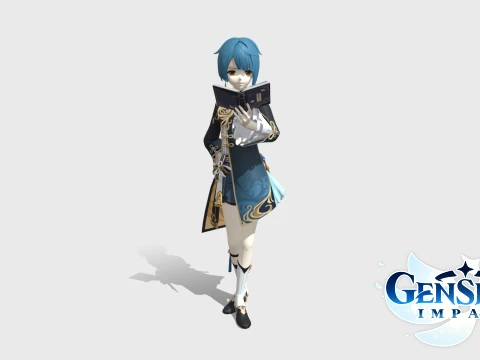 Xingqiu - Genshin Impact 3D 模型