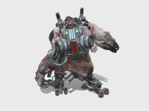 Cyber Crusher - RAGE2 3D Model