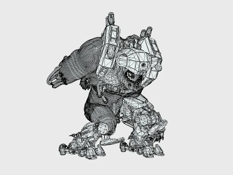 Cyber Crusher - RAGE2 3D Model