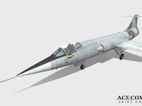 F-104C Starfighter Modelo 3D