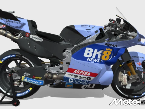 BK8 Gresini Racing Team - AM73 ft FA54 - MotoGP26 3D Модель