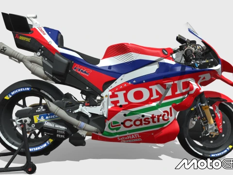 Castrol Honda HRC Team - LM10 ft JM36 - MotoGP26 3D Модель