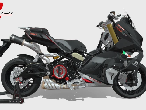 Italjet Dragster 700 Twin - 2024 3D Model