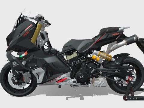 Italjet Dragster 700 Twin - 2024 3D Model