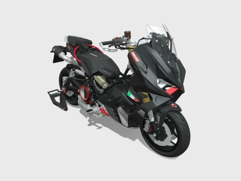 Italjet Dragster 700 Twin - 2024 3D Model