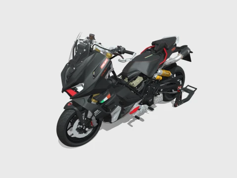 Italjet Dragster 700 Twin - 2024 3D Model