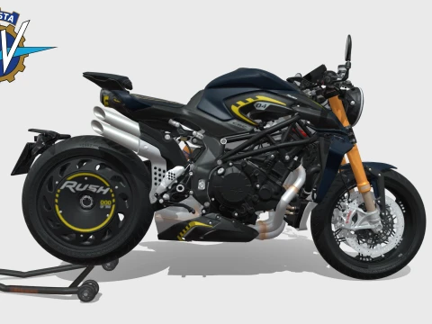 MV Agusta Rush 1000 - 2021 3D Model