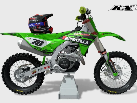 Kawasaki KX 450 3D Model