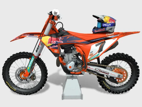 KTM 450 SX-F Factory Edition 3D Model