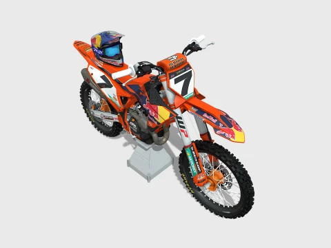 KTM 450 SX-F Factory Edition 3D Model